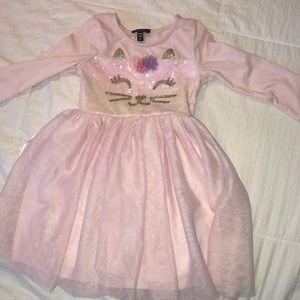 Pink cat dress